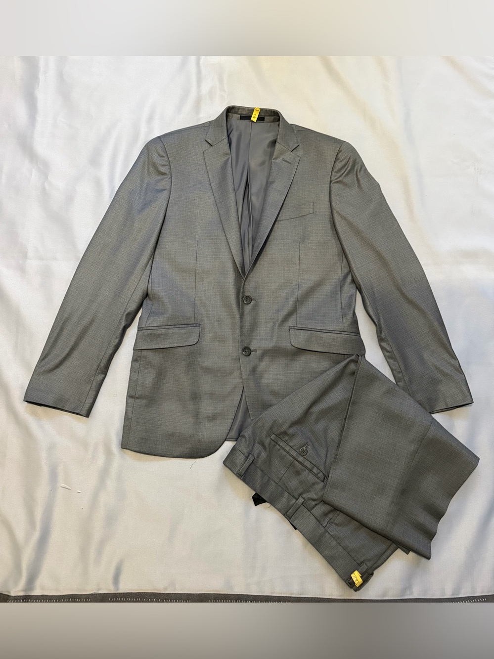 Kenneth Cole Men's Gray Two-Piece Suit